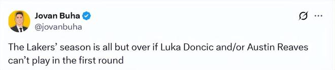 湖人遭遇东契奇伤病冲击 詹姆斯或扛起关键角色